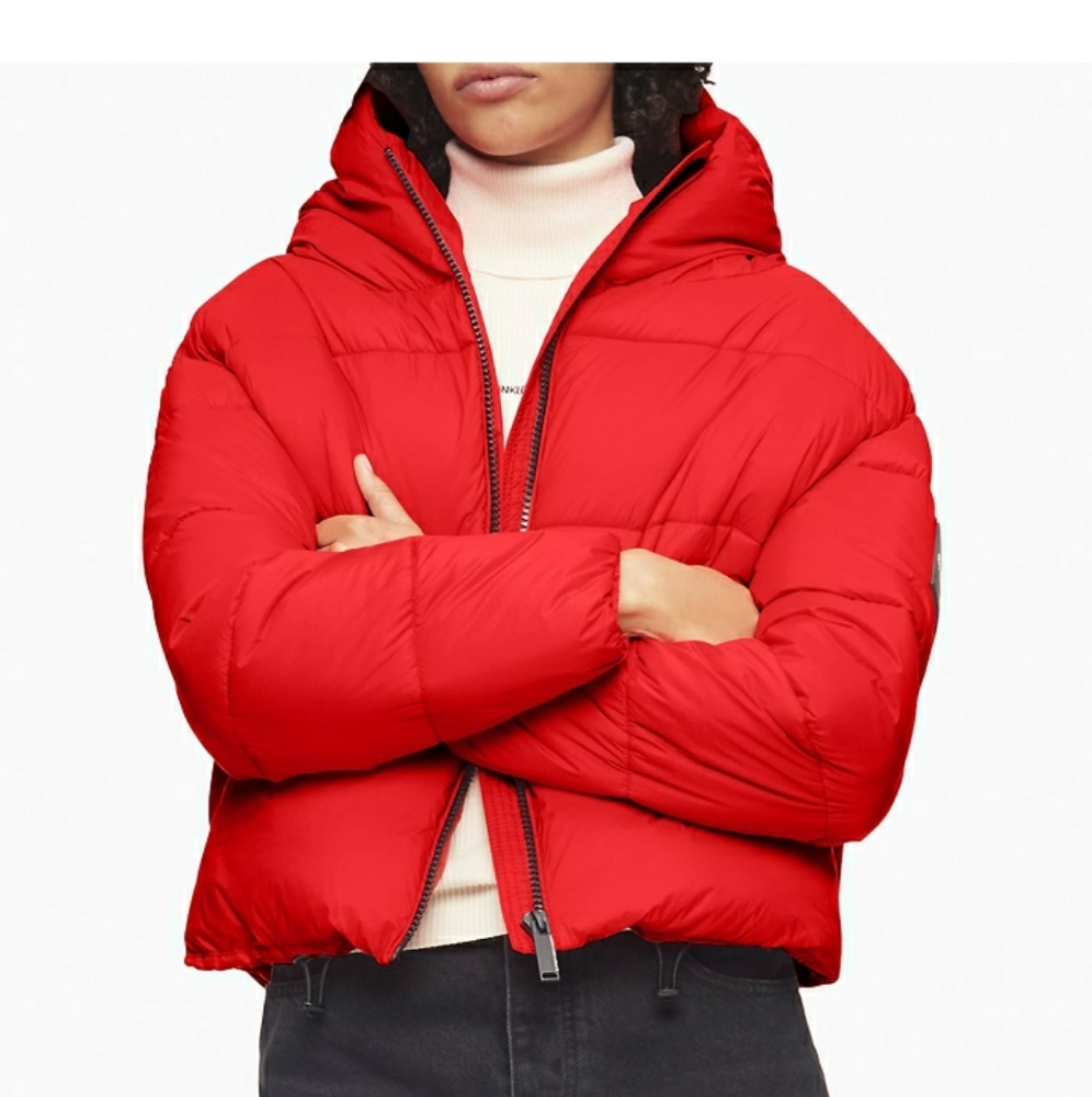 "Calvin klein Jeans" Boxy Hooded Puffer Jacket